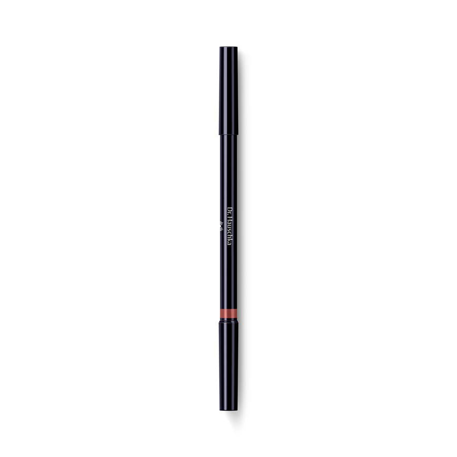 Dr. Hauschka Lip Liner 04 Cumaru – black pencil with pink ring on white background – lip liner