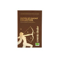 Cosmic Dealer Queen of Cacao Collection – braune Verpackung mit goldener Bogenschützin, weißem Hintergrund – Gesundheitsgetränk