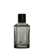 L:A Bruket No. 334 Blixt Eau de Parfum – dunkelgraue Glasflasche mit schwarzem Deckel, weißer Hintergrund – Parfüm