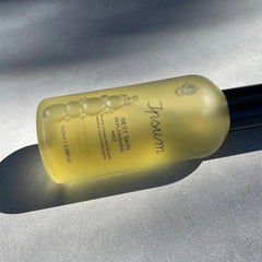 Jrsunm Best Skin Replenishing Mist – yellow spray bottle 100ml, black cap, gray background – skin care