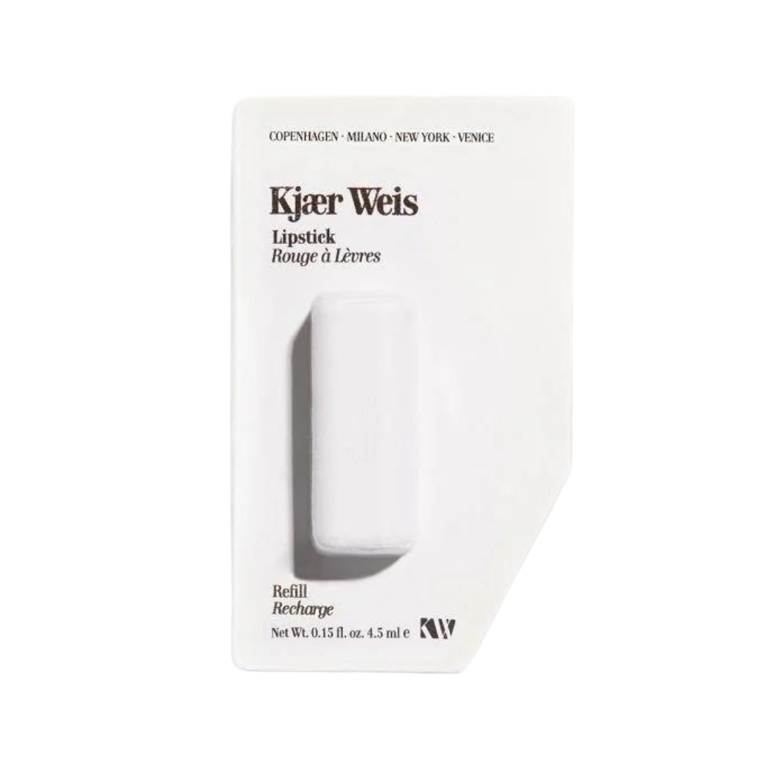 Kjaer Weis Lipstick Nachfüllung Thoughtful Nude – weißes Refill 4.5ml, weißer Hintergrund – Lippenpflege