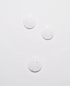 Bha Exfoliator – three clear drops on white background, skin care