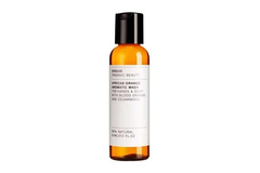 Evolve African Orange Aromatic Hands & Body Wash in an amber 50ml bottle with a black cap on white background, skin care