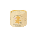 Cosmic Dealer Floating on a Chai High – cream-colored tin, white background – Ayurvedic tea for focus