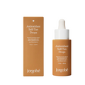 Jorgobé Antioxidant Self-Tan Drops – brown glass bottle 30ml, white dropper cap, white background – self tanner