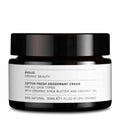 Evolve Organic Beauty Cotton Fresh Deodorant Creme im dunklen Glastiegel mit schwarzem Deckel, 30ml, Körperpflege