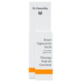 Dr. Hauschka Rosen Tagescreme leicht – weiße Kartonverpackung mit orangefarbenem Streifen, weißer Hintergrund – Hautpflege