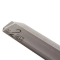 Nail File Square-off No.2 Nagelfeile – metallic gray file body, white background – nail care