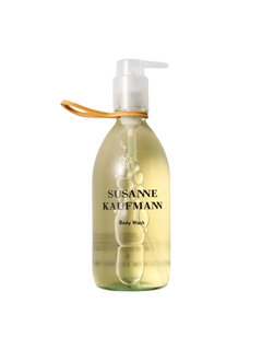 Susanne Kaufmann Body Wash in a bottle with pump dispenser on white background, skin care