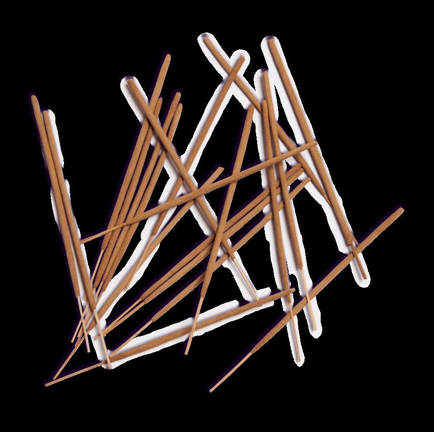 Take Me to the Yoga Shala Incense – brown sticks on black background – wellness