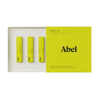 Abel Mini Parfüm Set Fresh – drei gelbe Sprayfläschchen à 6ml, weißer Karton, leuchtend gelber Deckel – Parfüm