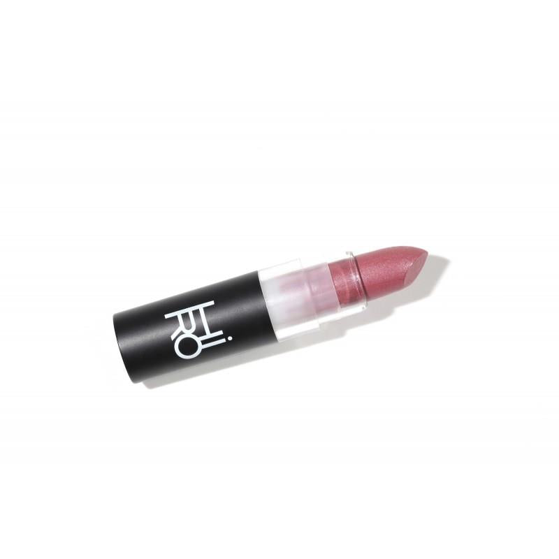 Lipstick Ouch – schwarzer Lippenstift-Tube mit rosafarbenem Stift, weißem Hintergrund – Lippenpflege