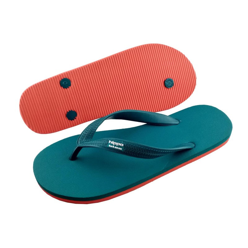 Flip Flops Naturkautschuk Nauru (petrol/rot) 1 Paar