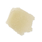Textur des Tropical Blossom Body Polish, hellbeiges Körperpeeling auf weißem Hintergrund, Hautpflege