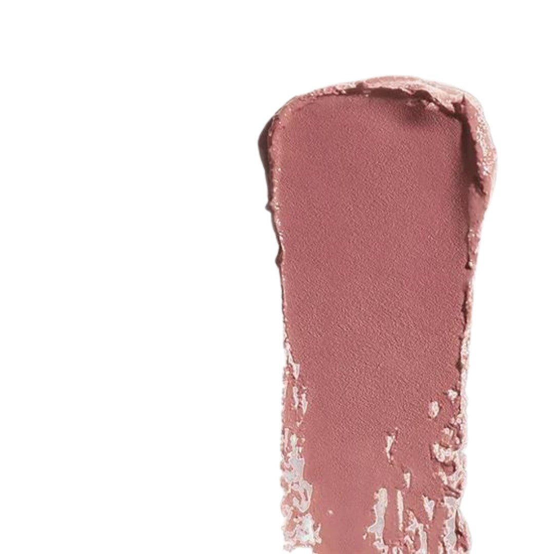 Lip Stick Mesmerize – pink lipstick swatch on white background – lip care