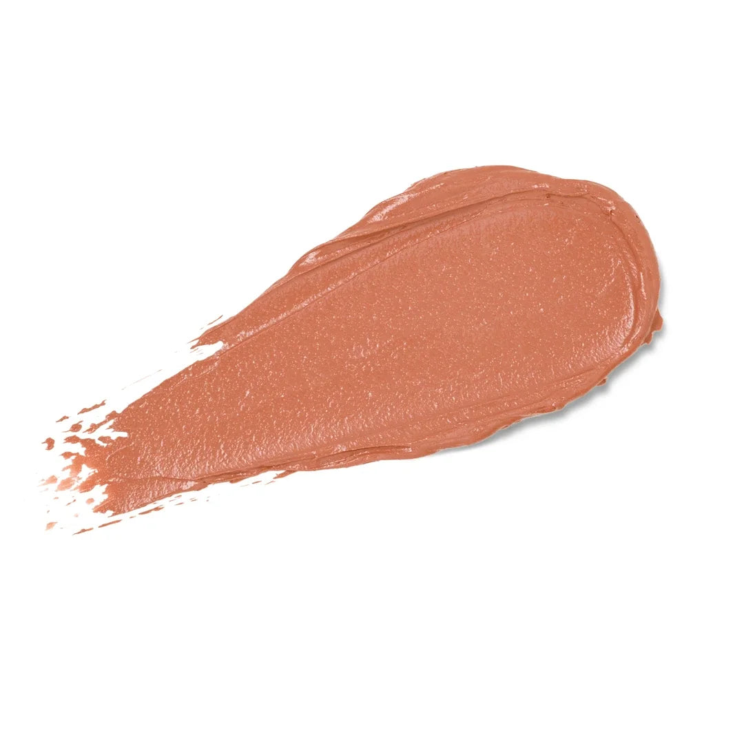 Lip Stick Brilliant – rose-brown lipstick swatch on white background – lip care
