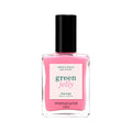 Manucurist Green Jelly Nagellack in Rosa, rosa Flasche mit schwarzem Verschluss auf weißem Grund, Nagellack
