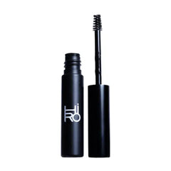 HiRO Brow Boss Clear – black tube with brush, white background – brow styling