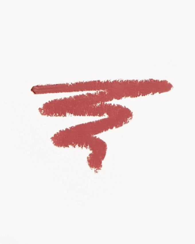 Lip Pencil Bare Pflaume/nude – dusty rose lip pencil swatch on white background – lip liner