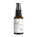 Evolve Organic Beauty Rainforest Rescue Blemish Serum in a brown 30ml bottle with a pump dispenser for skin care.