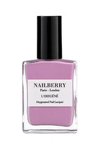 NAILBERRY L'Oxygéné Nagellack – klares Glasfläschchen, schwarzer Deckel, weißer Hintergrund – Nagelpflege