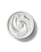 Botanical Face Cream Furora – weißer Tiegel mit cremiger Textur, weißer Hintergrund – Gesichtspflege
