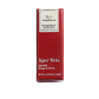 Kjaer Weis Lipstick Effortless Nude – rote Texturverpackung 4,5 ml, weißer Hintergrund – Lippenstift