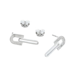 Cambodia Rainbow Sterling Silver Stud Earrings