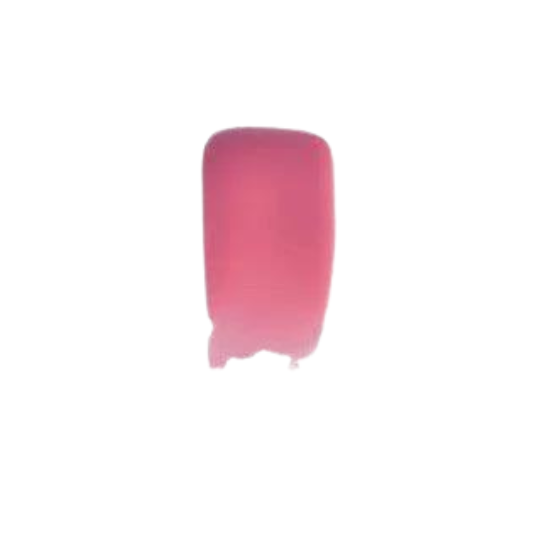 Lip Gloss Admire Pink Refill – pink lip gloss swatch on white background – lip care