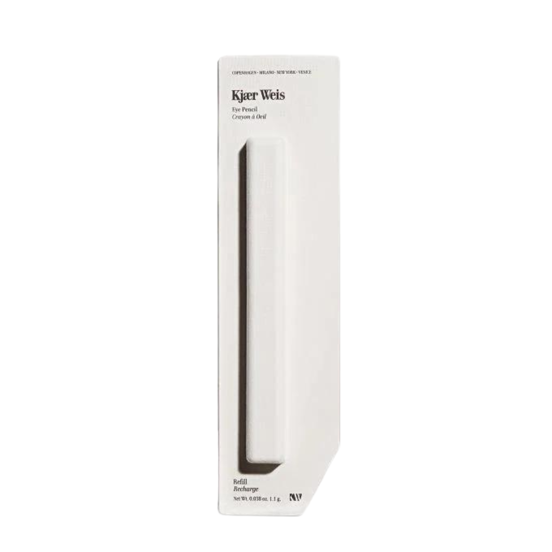 Kjaer Weis Eye Pencil Bright Refill – weißes Karton-Etui 1,1 g, weißer Hintergrund – Augen-Make-up