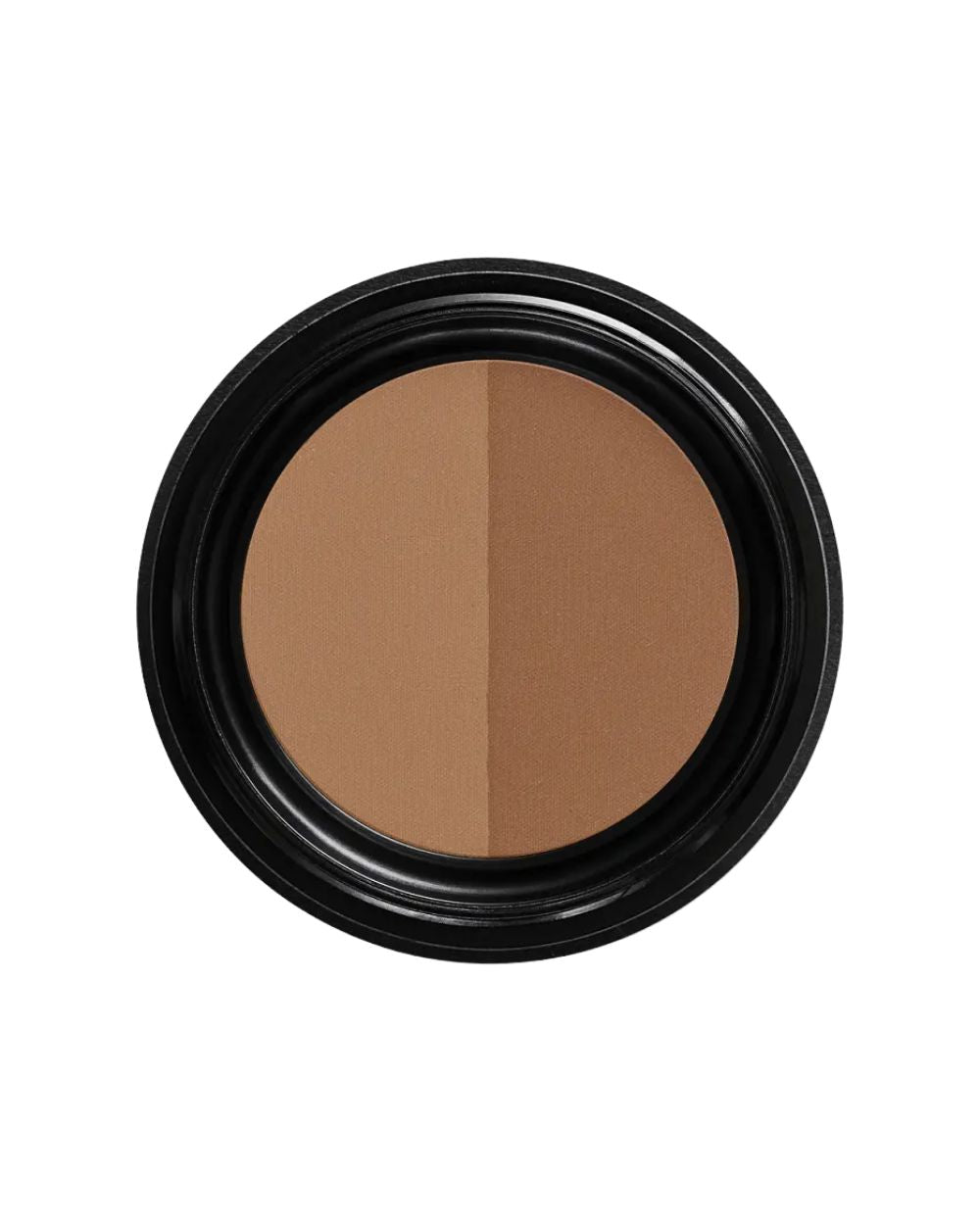 Custom Contour Duo Cinnabar Mocha – black compact with dual-tone bronzer, white background – face contouring