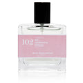 Bon Parfumeur 102 Tea – klares Glasfläschchen 30ml, rosafarbene Etikette, schwarzer Verschluss, weißer Hintergrund – Parfüm