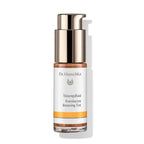 Dr. Hauschka Tönungsfluid – glass bottle with pump dispenser, white-orange label, white background – face care
