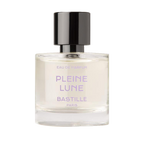 Pleine Lune Eau de Parfum – klares Glasfläschchen 15ml, schwarzer Verschluss, weißer Hintergrund – Parfüm