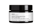 Evolve Tropical Blossom Body Polish im schwarzen Tiegel mit weißem Etikett, 30ml, Körperpflege
