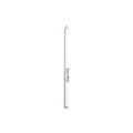 Kjaer Weis Eye Pencil Bright – weißer Stift, roségoldene Spitze, weißer Hintergrund – Augen-Make-up