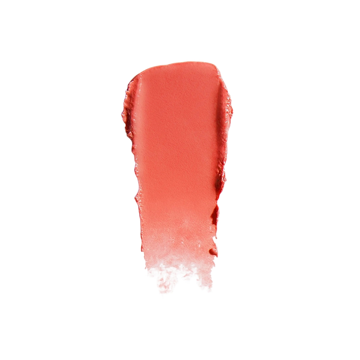 Lip Tint Refill – korallenroter Farbstrich auf weißem Hintergrund – Lippenpflege
