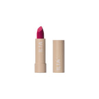 ILIA Color Block High Impact Lipstick in beiger Tube mit passendem Deckel auf weißem Grund, Lippenstift