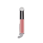 Matte Naturally Liquid Lipstick – durchsichtige Tube mit rosafarbenem Inhalt, silberner Kappe, weißem Hintergrund – Lippenstift