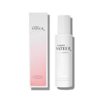 Agent Nateur Hyaluronic Pearl & Rose Toner mit Verpackung vor weißem Hintergrund.