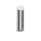 Kjaer Weis Lip Stick Sucré – silver lipstick tube, white background – makeup