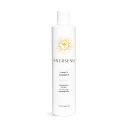 Innersense Clarity Hairbath – white bottle 295ml, white cap on white background – hair care