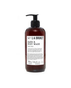 L:A BRUKET No. 327 Hand & Body Wash Beach Rose – braune Flasche 450ml mit Pumpverschluss, weißer Hintergrund – Hautpflege