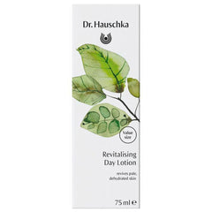 Dr. Hauschka Revitalising Day Lotion – 75ml, white box with green leaves, Value Size – skin care