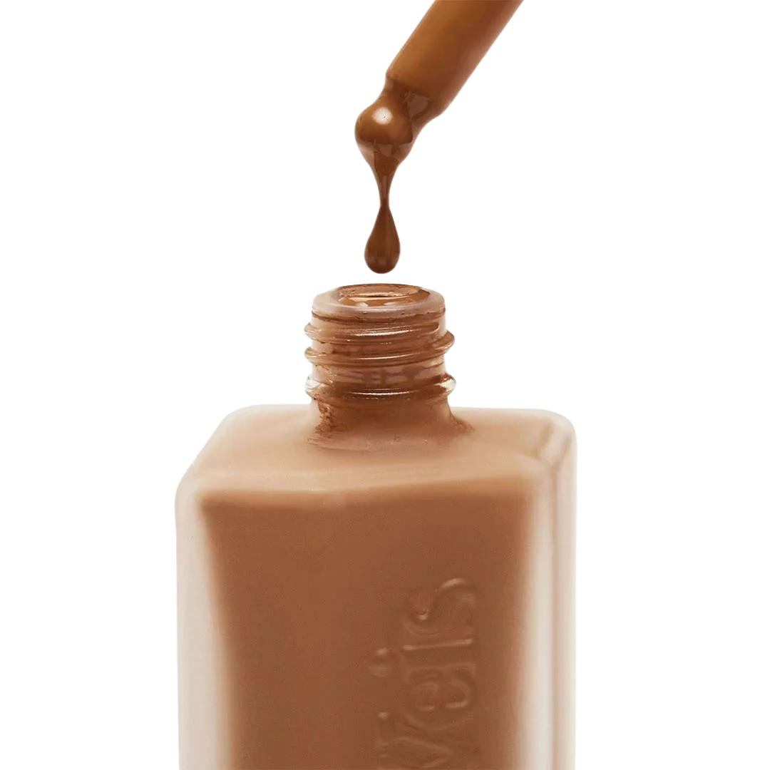 Invisible Touch Liquid Foundation – brown bottle with dropper, white background – makeup