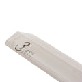 Nail File Square-off No.3 Nagelfeile – cremefarbene Feile mit 45°-Kante, weißer Hintergrund – Nagelpflege