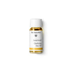 Dr. Hauschka Facial Oil – clear glass bottle with white cap, golden-yellow oil, white background – skin care