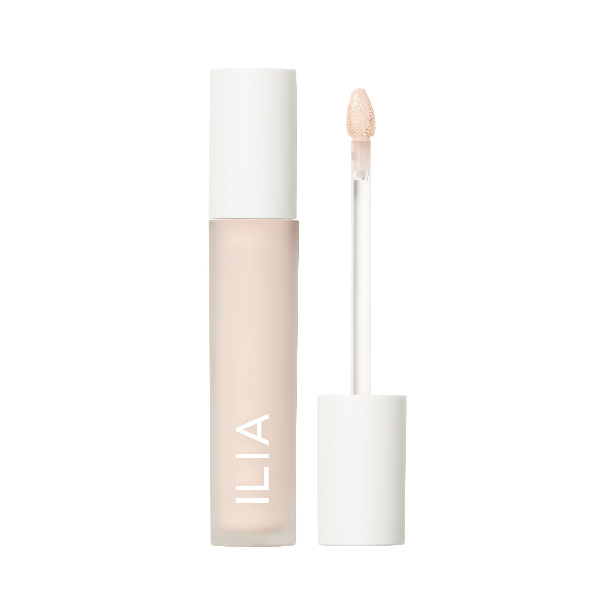 ILIA Skin Blur Serum Concealer weißem Verschluss auf weißem Hintergrund