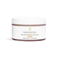 Innersense True Enlightment Scalp Scrub – weißer Glasbehälter mit weißem Deckel, weißem Hintergrund – Haarpflege