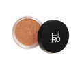 Hiro Mineral Foundation Honey Pon SPF 25 – clear jar with brown powder, black lid, white background – makeup